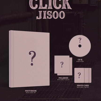 [POB] BLACKPINK JISOO - CLICK Single Album Photobook Ver.