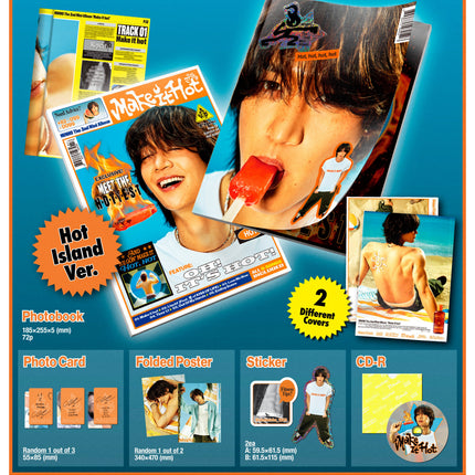 [SET] SHINee MINHO - Make it hot 2nd Mini Album Hot island 2Ver + Jewel Case + SMini