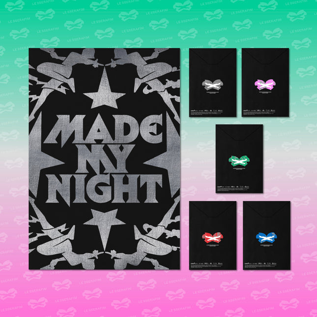 LE SSERAFIM - MADE MY NIGHT Single Album COMPACT Ver. (Member Selection)
