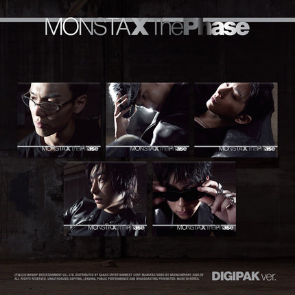 MONSTA X - The Phase EP Album DIGIPACK Ver.
