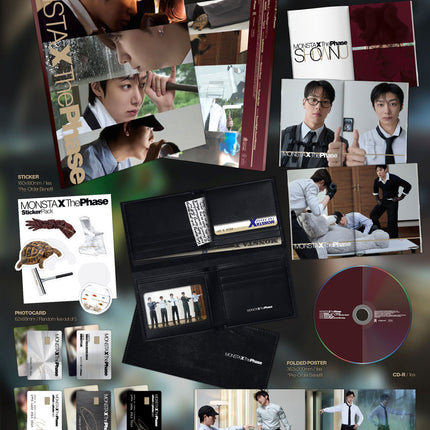 MONSTA X - The Phase EP Album Photobook Ver. (OFFSET / REFINED / HYPER / PHASE / Set Ver)