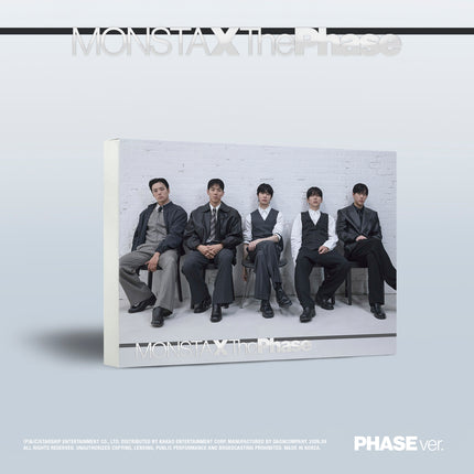 MONSTA X - The Phase EP Album Photobook Ver. (OFFSET / REFINED / HYPER / PHASE / Set Ver)
