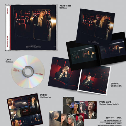 [SET] SHINee TAEMIN - PHASE I : Soft Violence 2 Photobook + 2 JEWEL ALL Set.