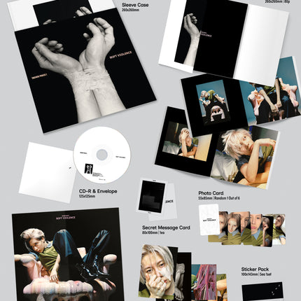 [SET] SHINee TAEMIN - PHASE I : Soft Violence 2 Photobook + 2 JEWEL ALL Set.