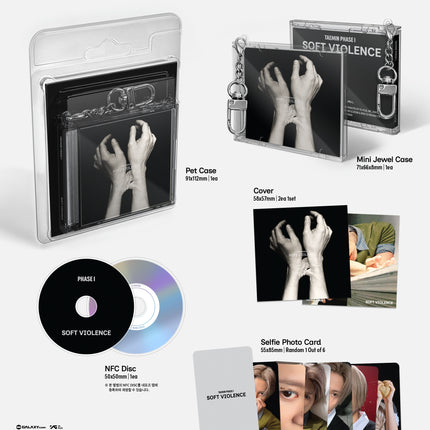 SHINee TAEMIN - PHASE I : Soft Violence KEYRING Ver.