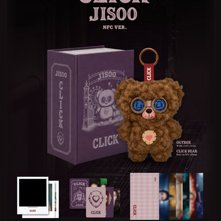 BLACKPINK JISOO - CLICK Single Album CLICK BABY BEAR NFC Ver.