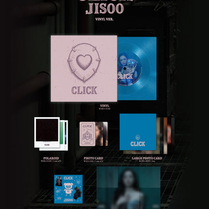 BLACKPINK JISOO - CLICK Single Album VINYL Ver. LP Ver.