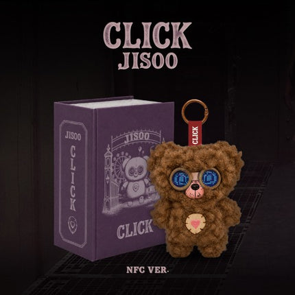 BLACKPINK JISOO - CLICK Single Album CLICK BABY BEAR NFC Ver.