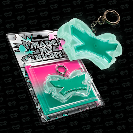 LE SSERAFIM - MADE MY NIGHT Single Album Glow Clicker Keychain Ver. (Pink / Mint)
