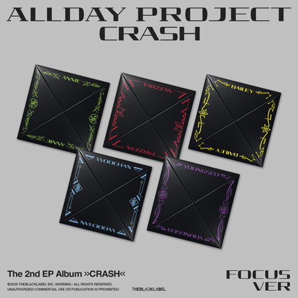 [SET] ALLDAY PROJECT - CRASH 4th Mini Album COMPLETE + 5 LITE + 5 FOCUS ALL Set Ver.
