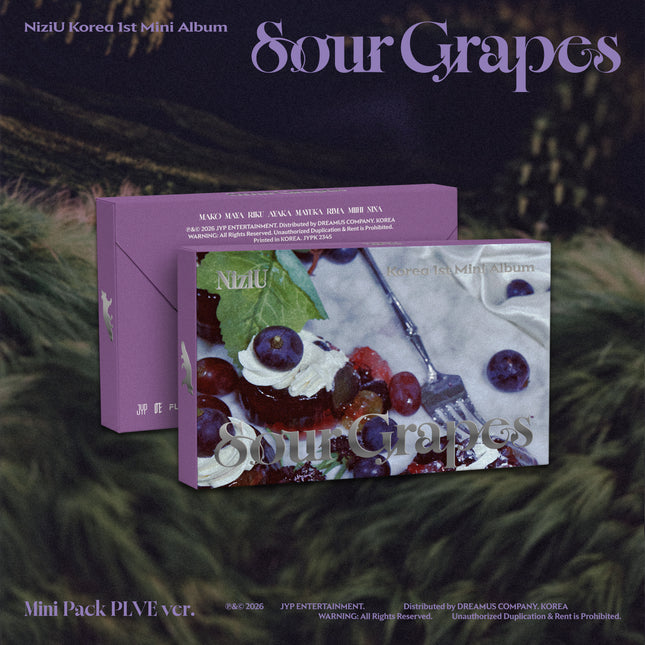 NiziU - Sour Grapes 1st Mini Album Mini Pack PLVE Ver.