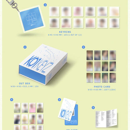 KO1KEYZ - KO1KEYZ Debut Single Album Keyring Ver.