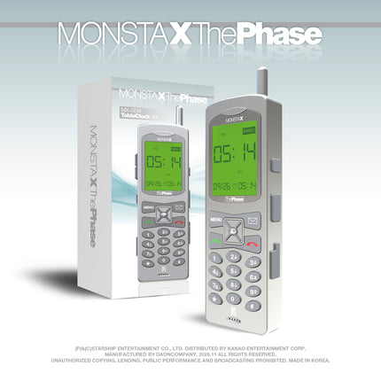 MONSTA X - The Phase EP Album MX-0514 Table Clock Ver. (LIMITED EDITION)