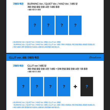 [POB] ILLIT - BREAK EVEN 5th Mini Album Photobook Ver. (QUIET / MAD / BURNING / Set Ver)