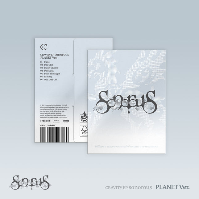 CRAVITY - sonorous EP Album PLANET Ver. (Limited Edition)
