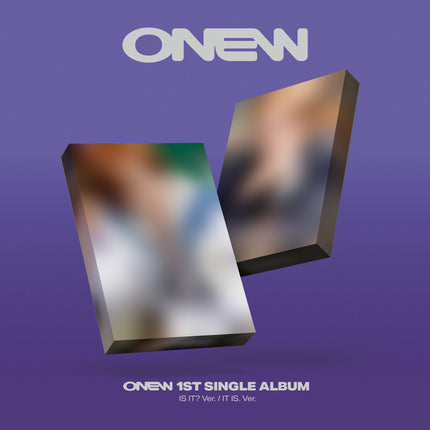 SHINee ONEW - Delusion 1st Single Album NEMO Ver. (IS IT? / IT IS / Set Ver)