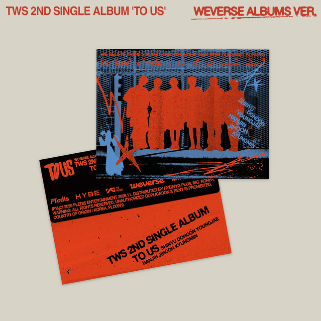 TWS - TO US 2nd Single Album Weverse Albums Ver.