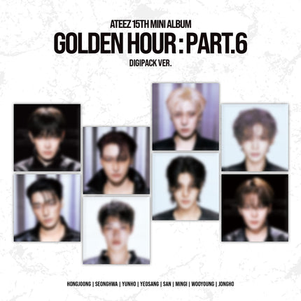 ATEEZ - GOLDEN HOUR : Part.6 15th Mini Album DIGIPACK Ver. (Member Selection)
