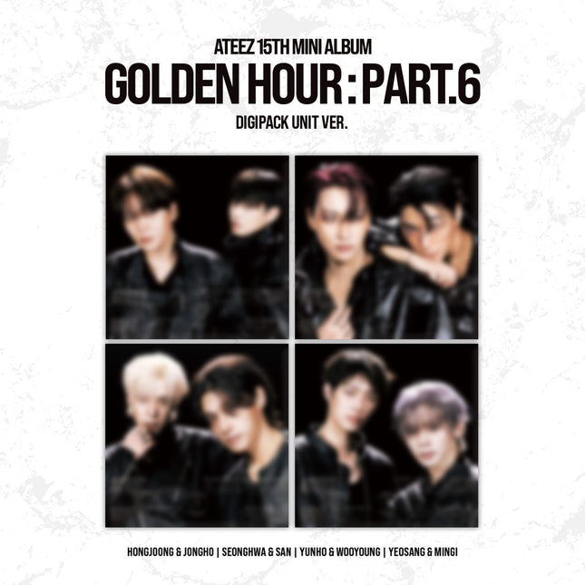 ATEEZ - GOLDEN HOUR : Part.6 15th Mini Album DIGIPACK UNIT Ver. (Member Selection)