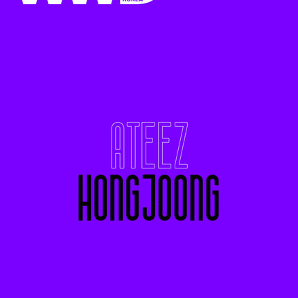 ATEEZ HONGJOONG WWD Korea Magazine November 2026 Cover KPOP New
