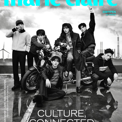 ENHYPEN marie claire korea Magazine Nov 2026 + ENHYPEN poster on-pack gift.