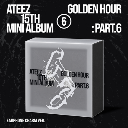 ATEEZ - GOLDEN HOUR : Part.6 15th Mini Album EARPHONE CHARM Ver.