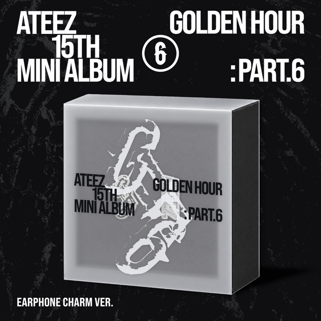 ATEEZ - GOLDEN HOUR : Part.6 15th Mini Album EARPHONE CHARM Ver.