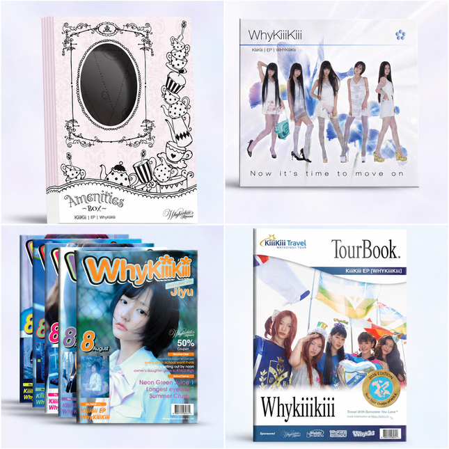 [SET] KiiiKiii - WhyKiiiKiii 3rd Ep Album AMENITIES+SOUVENIR+GUIDE BOOK+5 SUMMER ISSUE Set