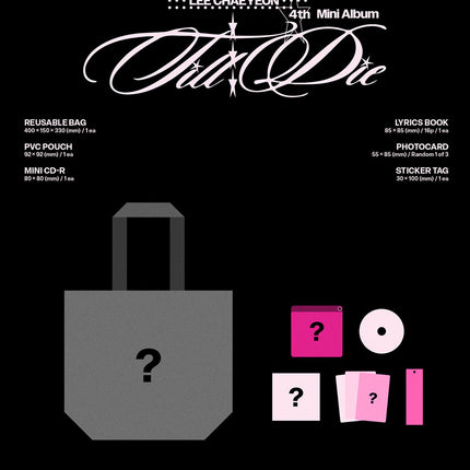 LEE CHAEYEON - Till I Die 4th Mini Album MD Ver Reusable Bag Ver