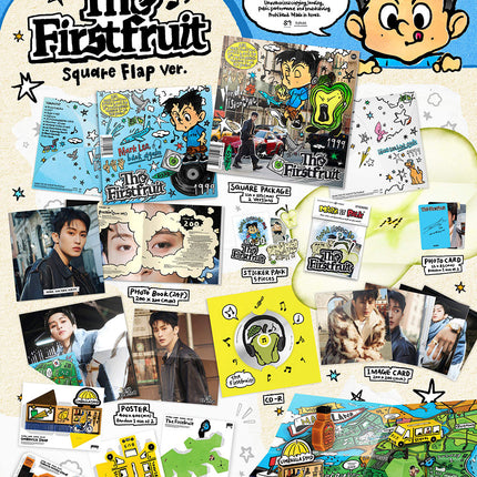 MARK - The Firstfruit 1st Full Album Square Flap Ver