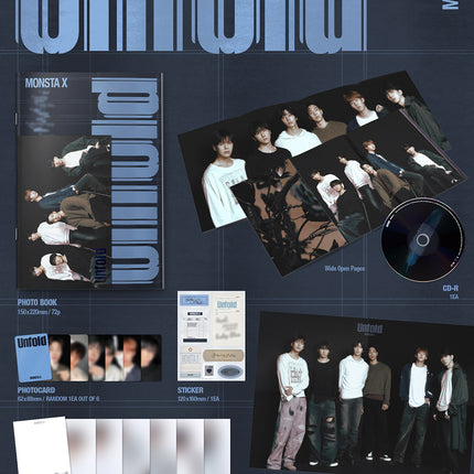 MONSTA X - 1st US Full Album : Unfold (Photobook Ver)