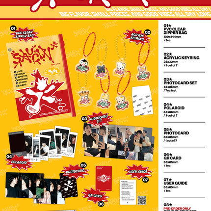 NEXZ - SAUCIN 4th Mini Album Photo Pack Ver.