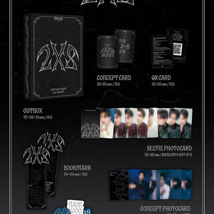 INFINITE Nam Woohyun - 2X8 2nd Full Album KIWEE Ver. PLATFORM ALBUM