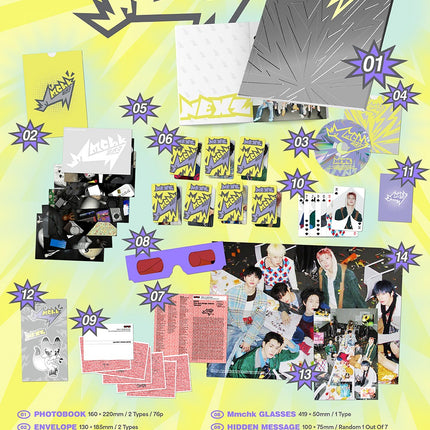 [SALE] NEXZ - Mmchk 2nd Single Album Photobook Ver (Umm…ver / Chk! ver)