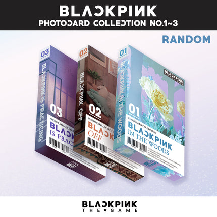 BLACKPINK - Official MD THE GAME PHOTOCARD COLLECTION No.1~3