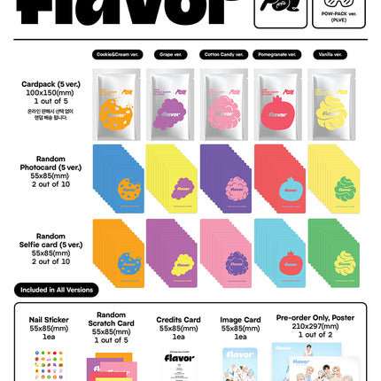 POW - FLAVOR Single Album POW-PACK Ver.