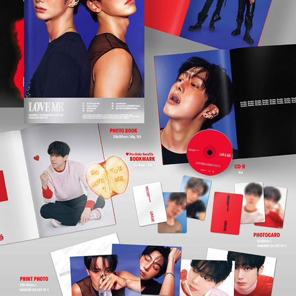 MONSTA X SHOWNU X HYUNGWON - LOVE ME EP Album Photobook Ver (LOVE ME OR NOT/LOSING CONTROL/CRUSH ON YOU)