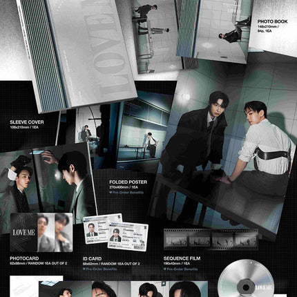 MONSTA X SHOWNU X HYUNGWON - LOVE ME EP Album Photobook Ver (LOVE ME OR NOT/LOSING CONTROL/CRUSH ON YOU)