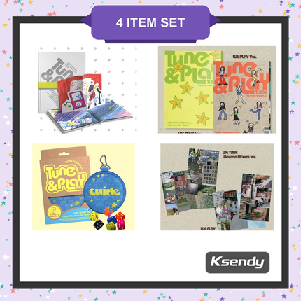 [SET] TUIDE - TUNE & PLAY 1st EP Album ALL SET. 2 Photobook Ver + 2 WEVERSE ALBUMS + WE TUIDE + MERCH Ver.