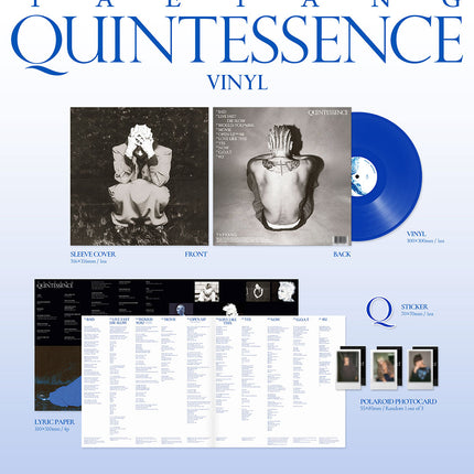 TAEYANG - QUINTESSENCE 4th Studio Album VINYL Ver (Limited Edition)
