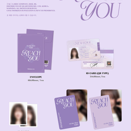 YERIN - REACH YOU 4th Mini Album Platform Ver