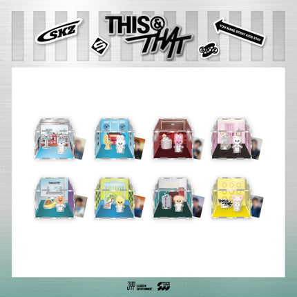 Stray Kids - [THIS & THAT] POP-UP STORE MD SKZOO ACRYLIC CONTAINER BOX + Photocard Set