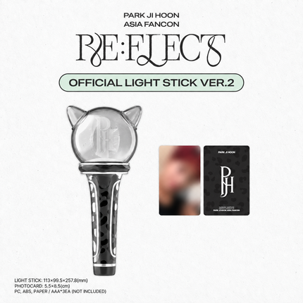 PARK JI HOON - Official Light Stick VER.2 + Photocard. PARK JIHOON