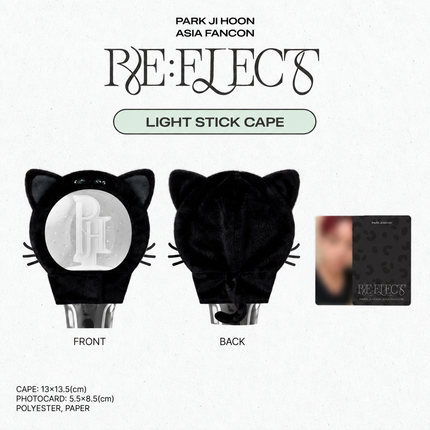 PARK JI HOON - Official MD Light Stick Cape + Photocard Set. PARK JIHOON