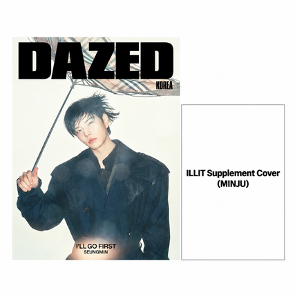Stray Kids SEUNGMIN DAZED Korea Magazine Nov 2026 ILLIT Book-in-Book (ILLIT YUNAH & MINJU) New