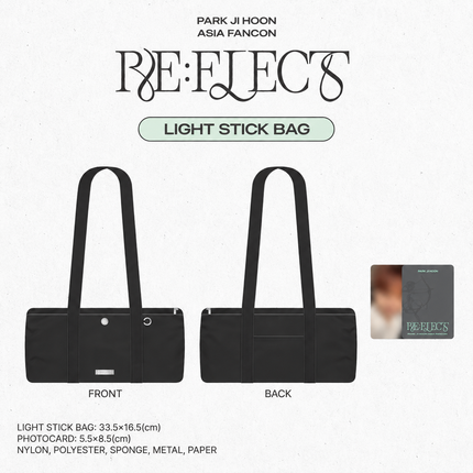 PARK JI HOON - Official MD Stick Bag + Photocard Set. PARK JIHOON