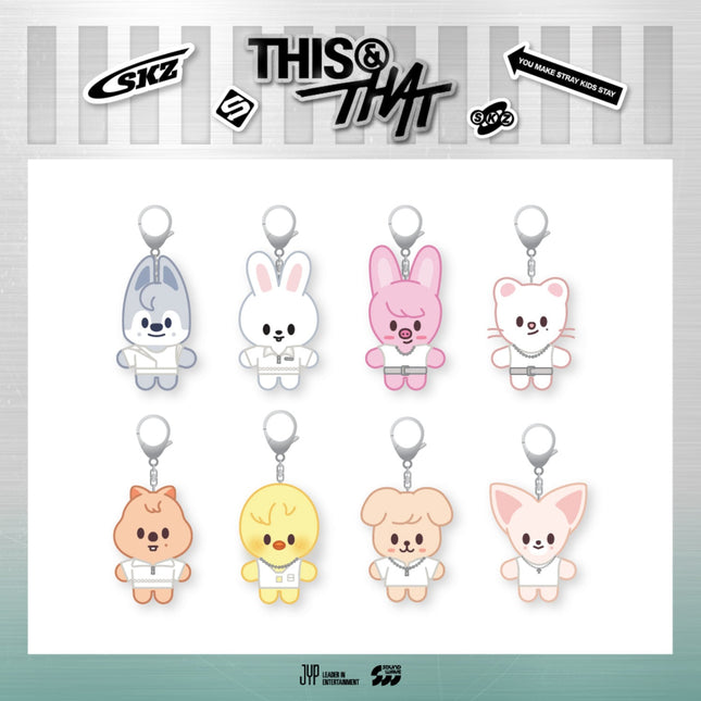 Stray Kids - [THIS & THAT] POP-UP STORE MD SKZOO COSTUME PLUSH KEYRING