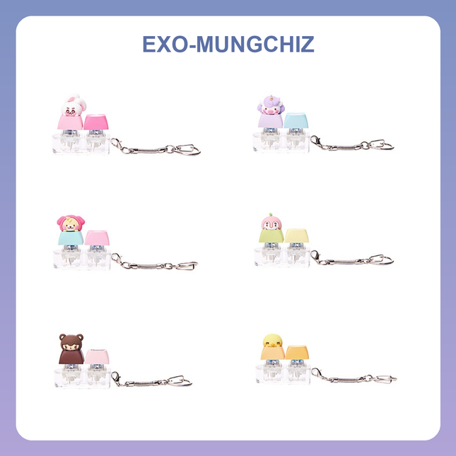 EXO - Official MD KEY CAP KEY RING